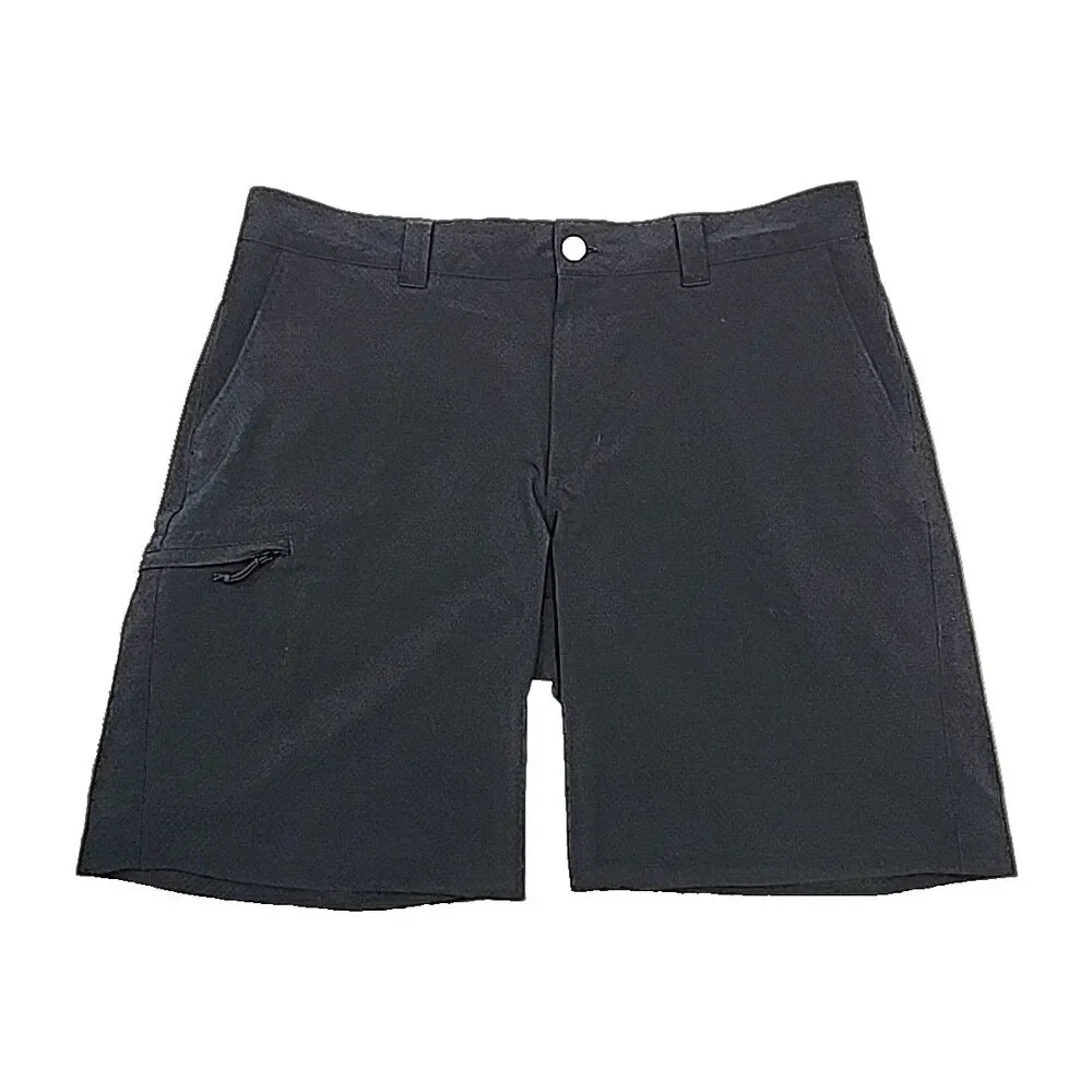 Columbia Shorts Men Sz 38 Black Textured 9.5